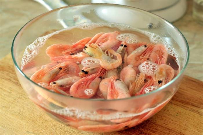 Салат із креветками
